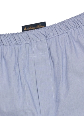 Brooks Brothers micro-stripe cotton boxer shorts - Blue