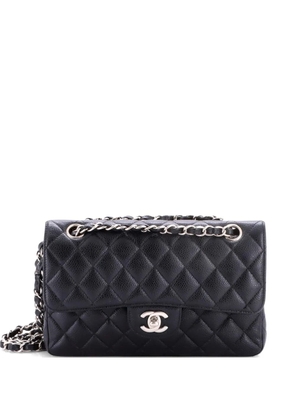 CHANEL Pre-Owned Classic Double Flap Bag Quilted Caviar Small shoulder bag - Black
