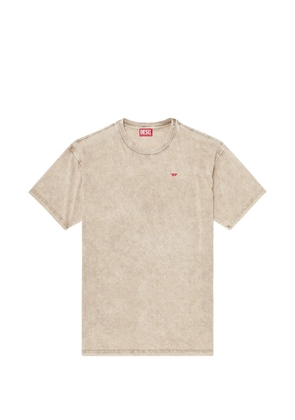 Diesel logo-patch cotton T-shirt - Neutrals