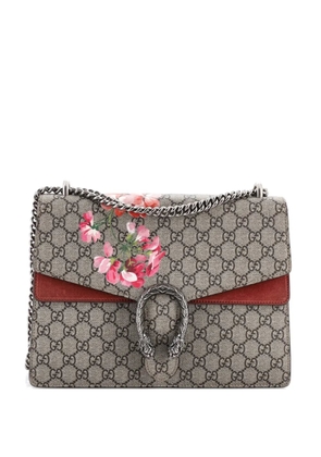 Gucci Pre-Owned Dionysus Bag Blooms Print GG Coated Canvas Medium shoulder bag - Brown