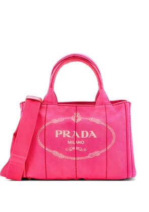 Prada Pre-Owned Canapa Convertible Canvas Mini tote bag - Pink