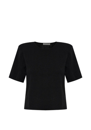 By Malene Birger Amber padded-shoulder top - Black