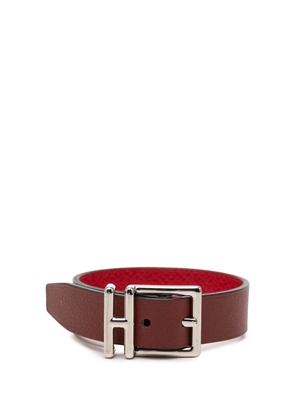 Hermès Pre-Owned 2018 Leather Nathan Bracelet T4 costume bracelet - Red
