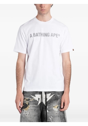 A BATHING APE® logo-print T-shirt - White