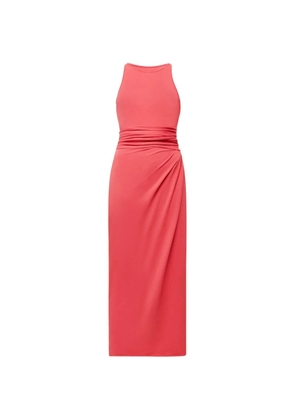 Another Tomorrow sarong-tie dress - Pink