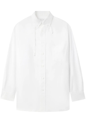 Yohji Yamamoto strap-detail shirt - White