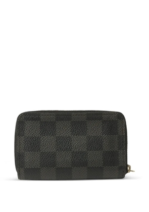 Louis Vuitton Pre-Owned Damier Graphite Zippy coin purse - Black