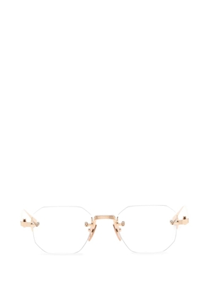 Akoni Juno One geometric-frame glasses - Gold