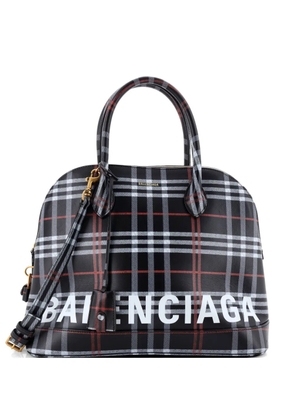 Balenciaga Pre-Owned Logo Ville Bag Printed Leather Medium satchel - Multicolour