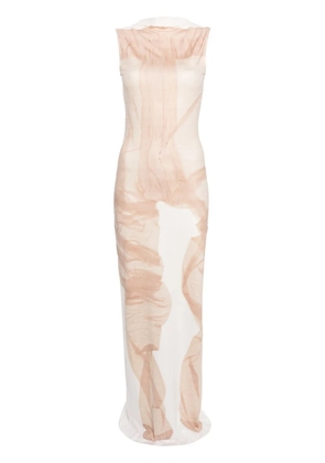 Acne Studios mock-neck maxi dress - Neutrals