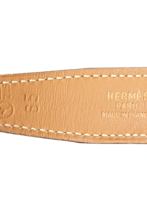 Hermès Pre-Owned Constance leather belt - Red