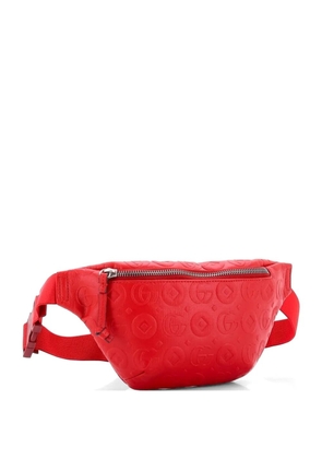 Gucci Pre-Owned Children's Embossed Leather belt bag - Red