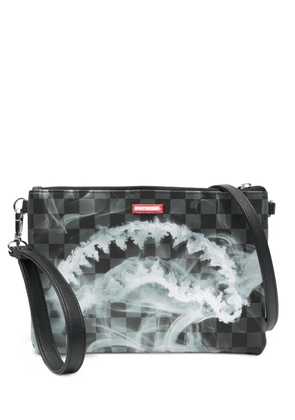 Sprayground graphic-print clutch bag - Black