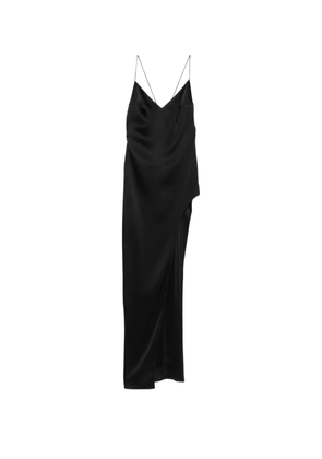 Vestiaire d'un Oiseau Libre Tri-Cut side-slit dress - Black