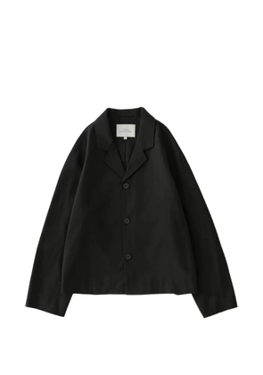 Studio Nicholson cotton single-breasted jacket - Black