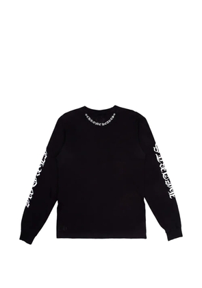 Chrome Hearts neck-logo T-shirt - Black