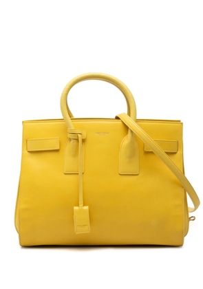 Saint Laurent Pre-Owned 2013 Small Leather Sac De Jour satchel - Yellow
