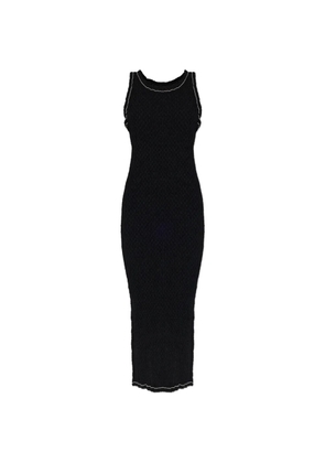 Issey Miyake Wavelet Ensemblemidi dress - Black