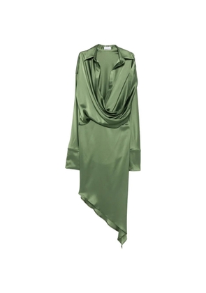 Vestiaire d'un Oiseau Libre asymmetric draped midi dress - Green