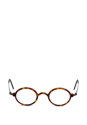 Lindberg tortoiseshell-effect round-frame glasses - Brown