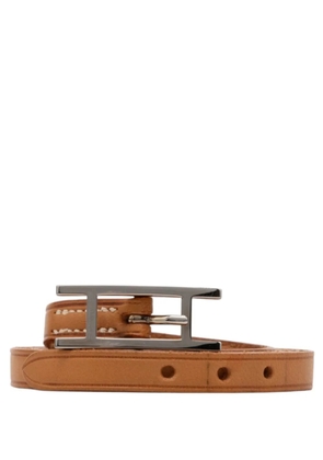 Hermès Pre-Owned 2004 Swift Behapi Triple Tour Bracelet costume bracelet - Brown
