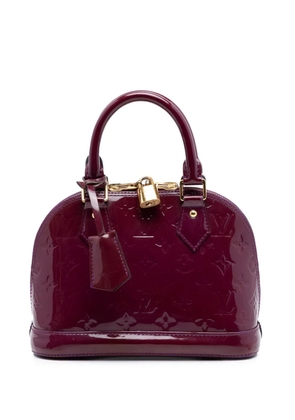 Louis Vuitton Pre-Owned 2014 Monogram Vernis Alma BB satchel - Purple