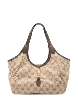 Gucci small Mercato GG canvas shoulder bag - Brown