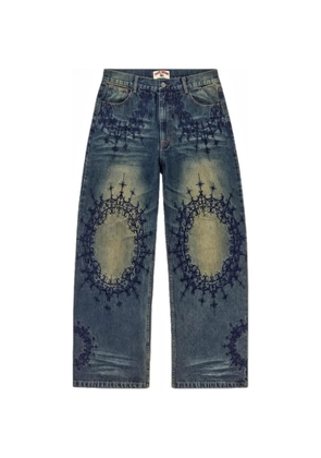 Vale Celestial embroidered jeans - Blue