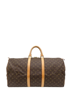 Louis Vuitton Pre-Owned 2000 Monogram Keepall 55 travel bag - Brown