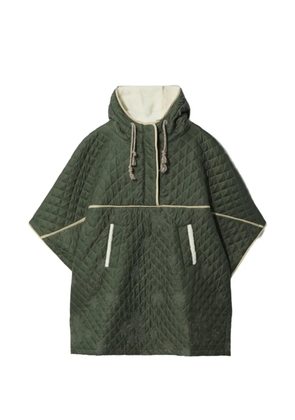 A BATHING APE® quilted hooded jacket - Green