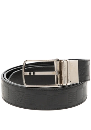 Louis Vuitton Pre-Owned 2012 Damier Infini Boston Reversible belt - Black