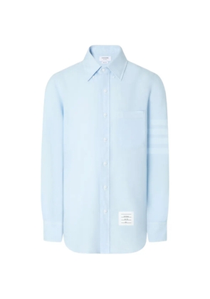 Thom Browne 4-Bar linen shirt - Blue
