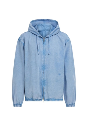 Ferragamo cotton and silk blouson - Blue