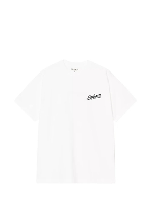 Carhartt WIP S/S Pup logo-print cotton T-shirt - White