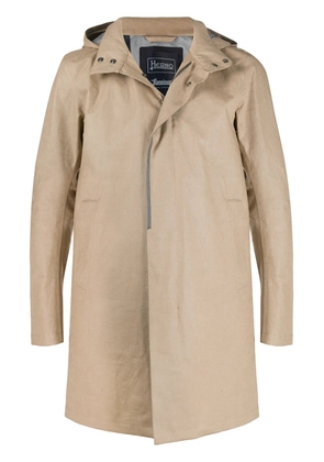 Herno slim fit rain jacket - Neutrals