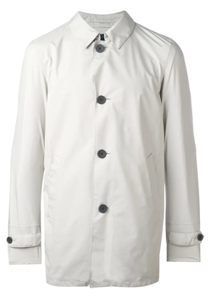 Herno classic buttoned coat - Neutrals