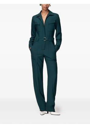 Another Tomorrow belted jumpsuit - Green