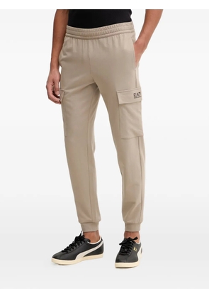 Ea7 Emporio Armani logo-print cargo pants - Neutrals