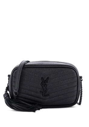 Saint Laurent Pre-Owned Lou Camera Bag Matelasse Chevron Leather Mini crossbody bag - Black