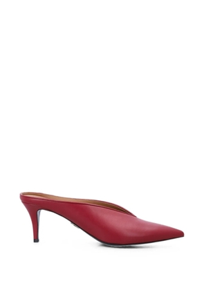 Stella McCartney pointed-toe V-cut mules - Red