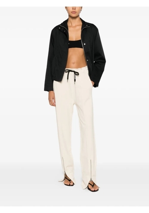 Just Cavalli zip-detail drawstring track pants - Neutrals