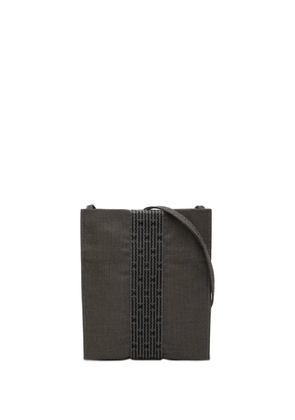 Hermès Pre-Owned 2000-2010 Canvas Herline Pochette crossbody bag - Grey