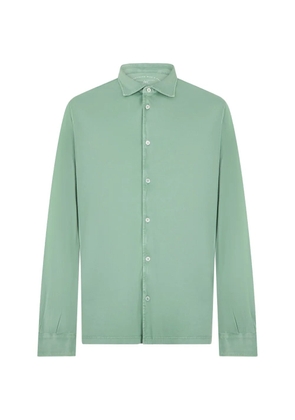 Fedeli cotton long-sleeve shirt - Green