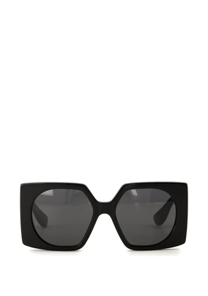 VALENTINO GARAVANI EYEWEAR VLogo rectangle-frame sunglasses - Black