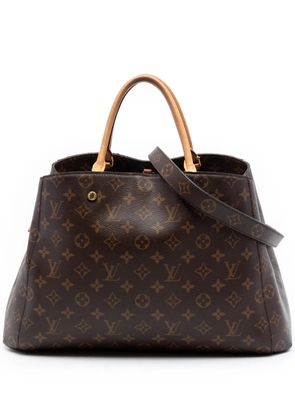 Louis Vuitton Pre-Owned 2017 Monogram Montaigne GM satchel - Brown
