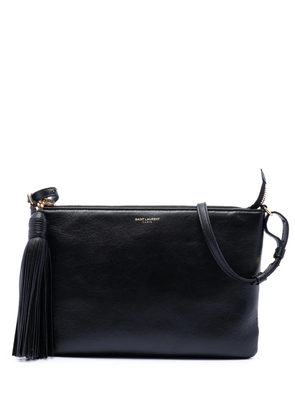 Saint Laurent Pre-Owned 2015 Leather Teen Monogram crossbody bag - Black