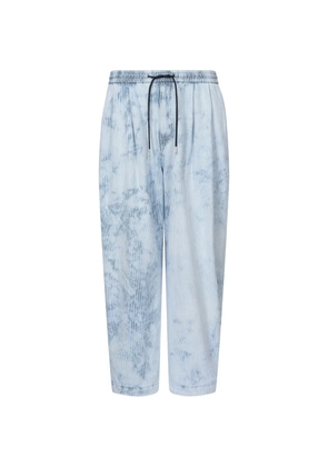 Juun.J drawstring-fastening jeans - Blue