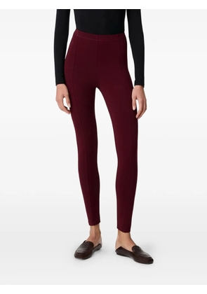 Another Tomorrow seamed leggings - Red
