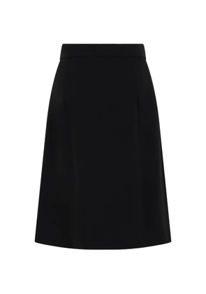 Moschino flared high-waisted mini skirt - Black
