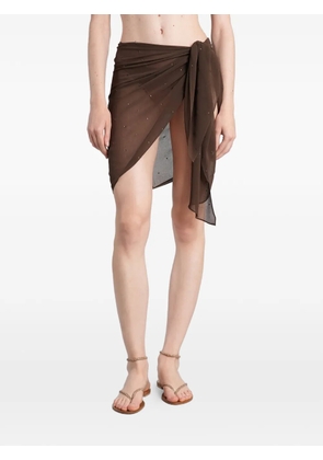 MC2 Saint Barth Sery wrap sarong - Brown